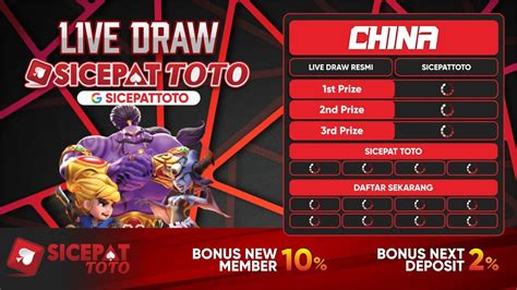 Live Draw China .